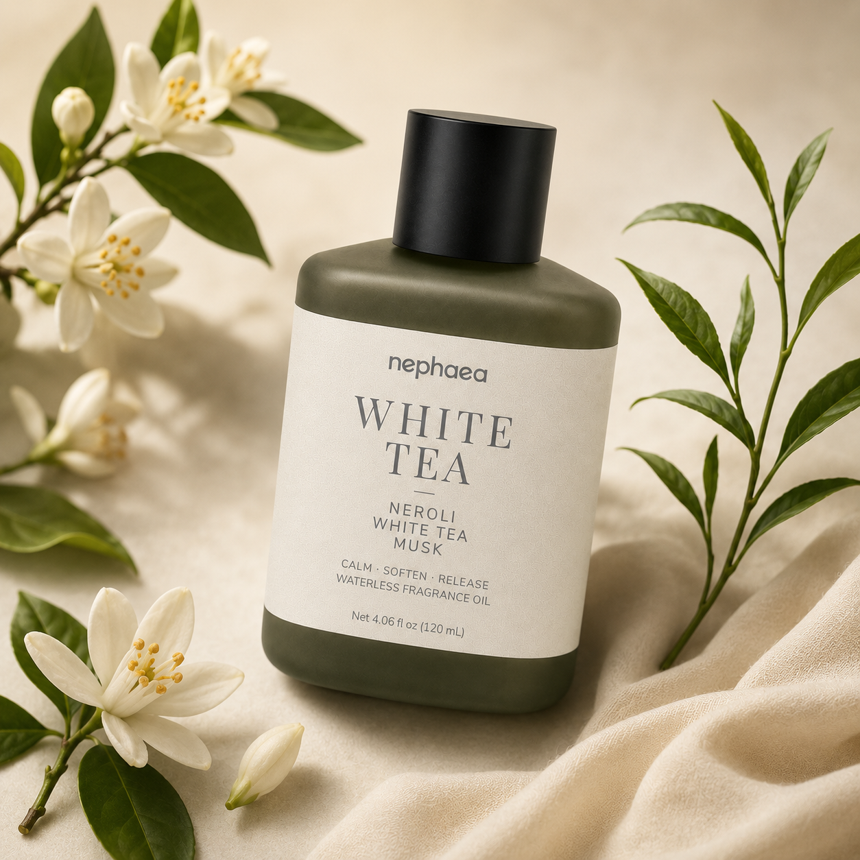 White Tea fragrance oil with neroli blossoms