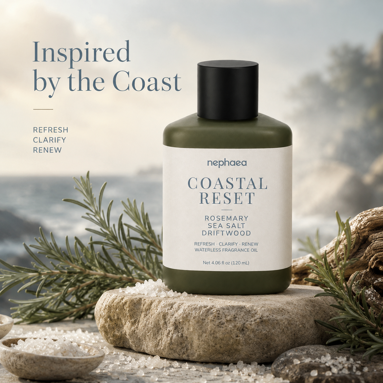 Coastal Reset fragrance oil inspired by the coast