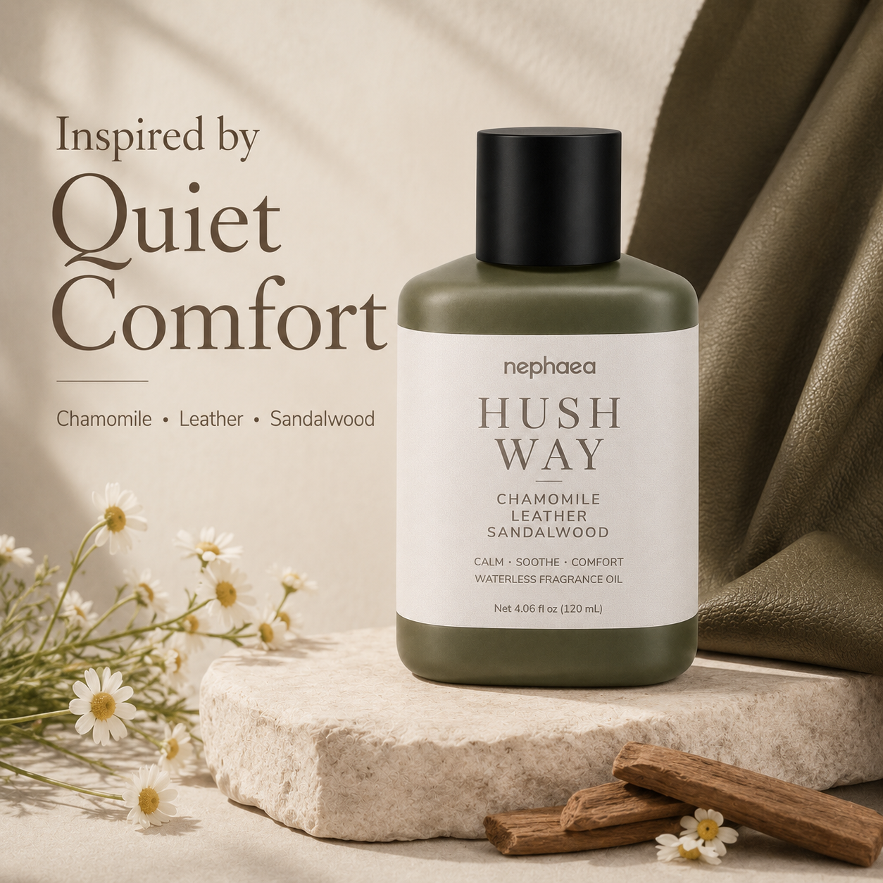 Hush Way fragrance oil lifestyle scene