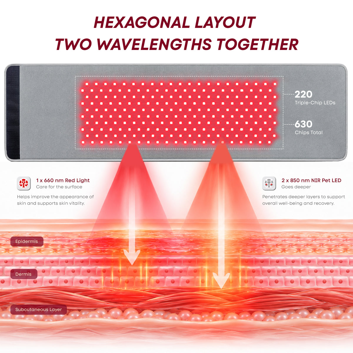Red Light Therapy Mini Pad T61G