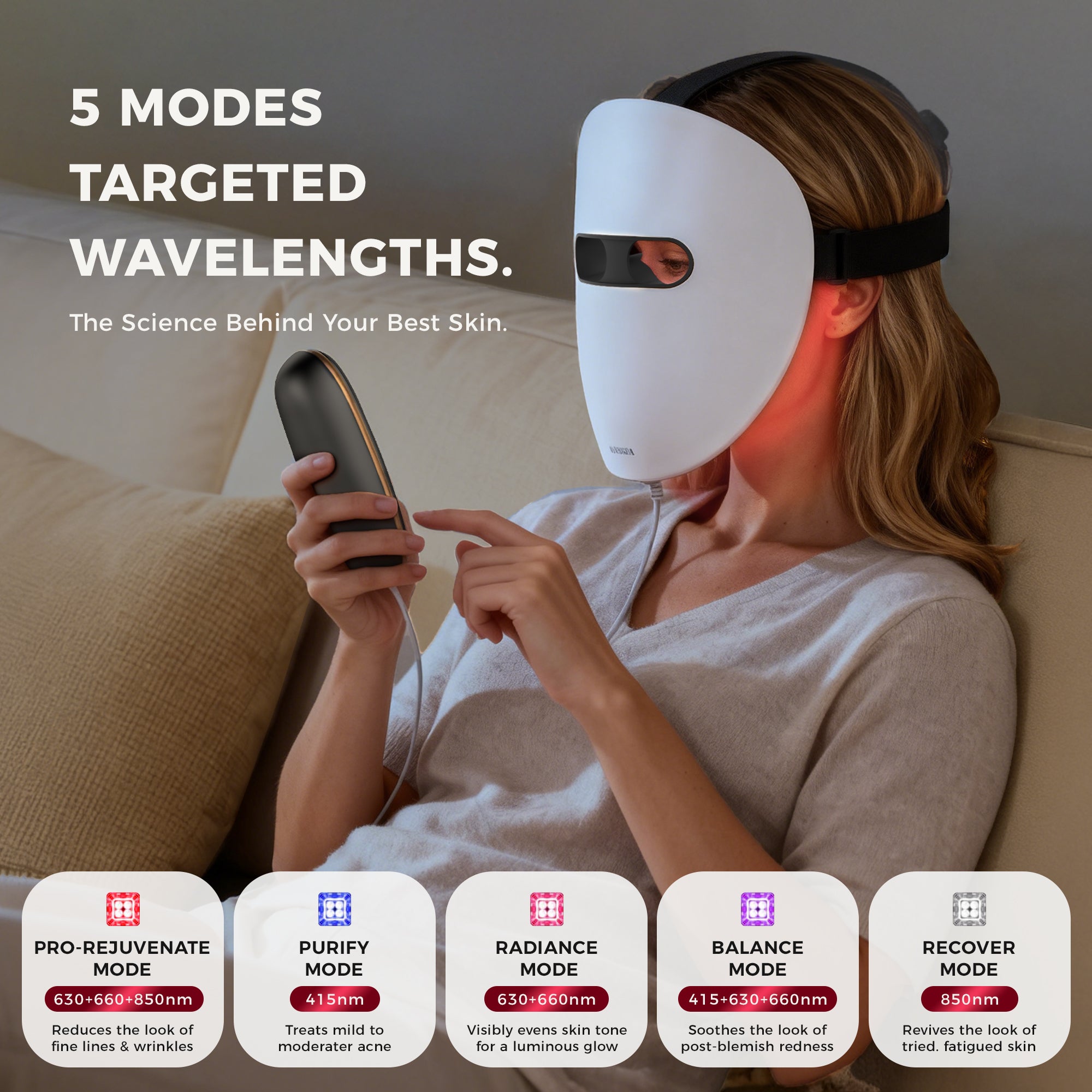 Nephaea LASER&LED Light Therapy Mask