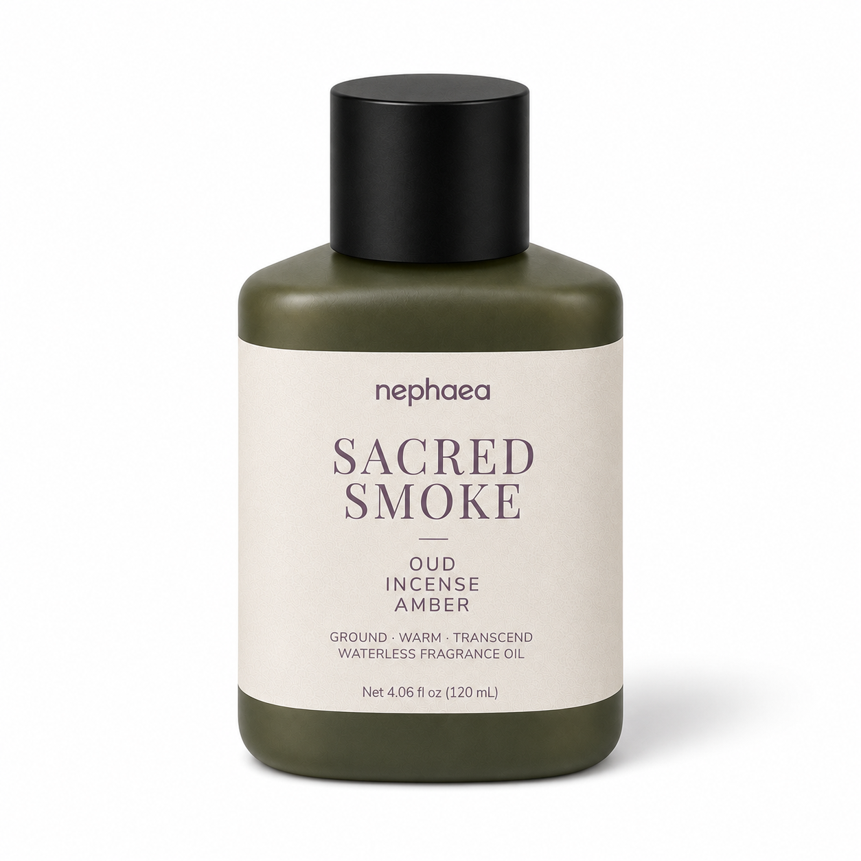 Nephaea Sacred Smoke Waterless Fragrance Oil 120 mL bottle